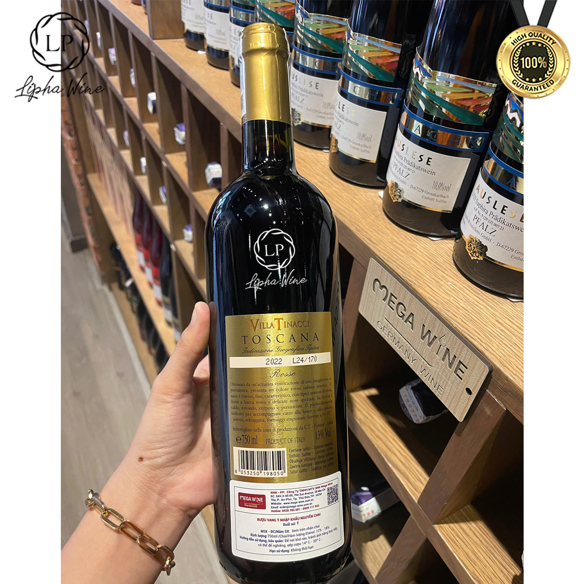 Rượu vang Ý (Italy) VILLA TINACCI TOSCANA ROSSO IGT - Kho rượu nhập khẩu chính hãng Rượu vang Ý (Italy) VILLA TINACCI TOSCANA ROSSO IGT - Kho rượu nhập khẩu chính hãng