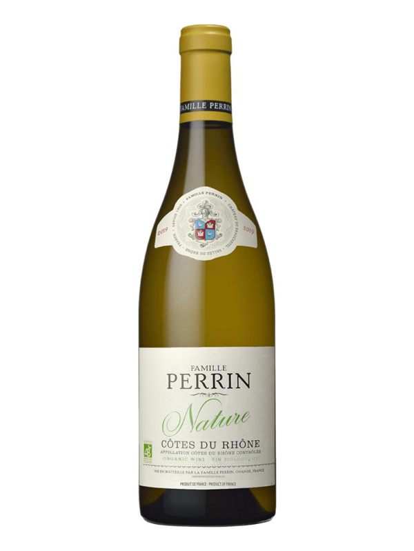 famille-perrin-nature-cotes-du-rhone-blanc Rượu vang Pháp Famille Perrin Nature Côtes-du-Rhône Blanc